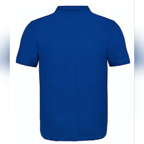 Bigdude Men's Plain Polo Shirt Royal Blue Size 8XL - Picture 2 of 4